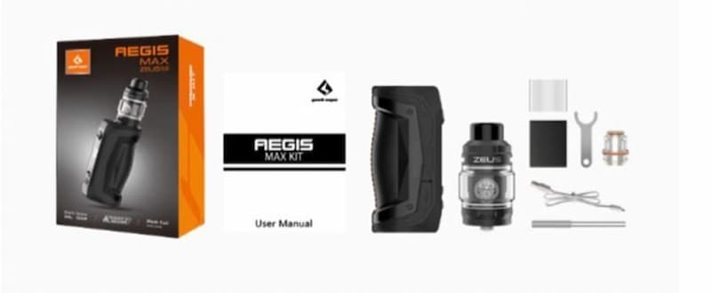 Geekvape Aegis Max 100w Kit With Zeus Sub Ohm Tank 6