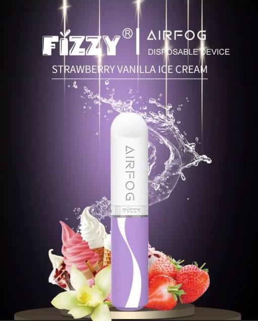 Fizzy Airfog Pod 1 Lan Strawberry Vanilla Ice Cream